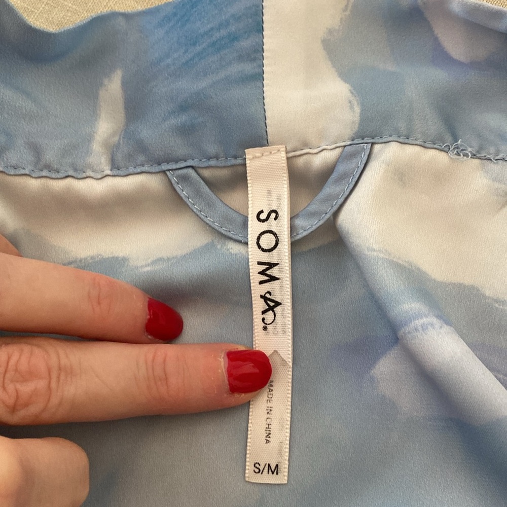 Soma Monet Watercolor Style Robe - Picture 7 of 9